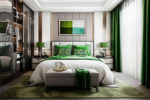 Benefits of Using Dark Green Carpet in A Bedroom