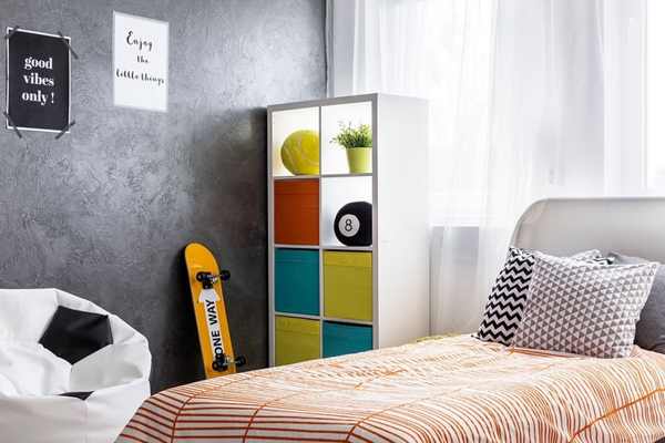 Teenage Bedroom Color Ideas Smoky Gray Teen Bedroom