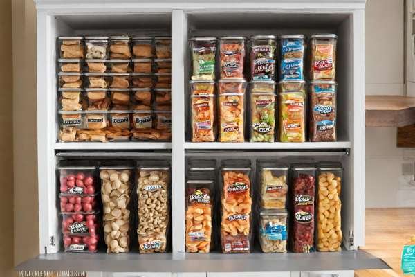 Organize Snacks Vertically