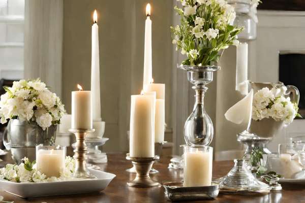 Turn Your Candlesticks Into A Centerpiece