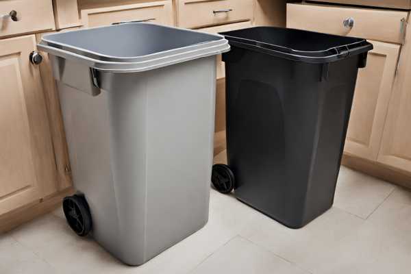 Use A Smaller Trash Can That’s Harder To See