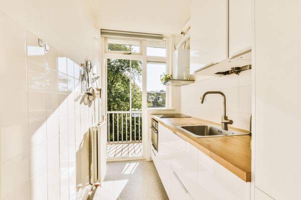 organize the kitchen sink area