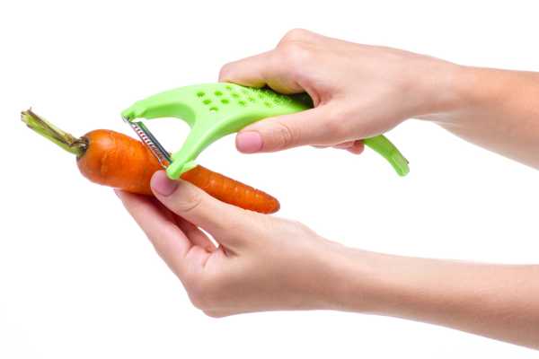 The Correct Angle To Hold The Julienne Peeler