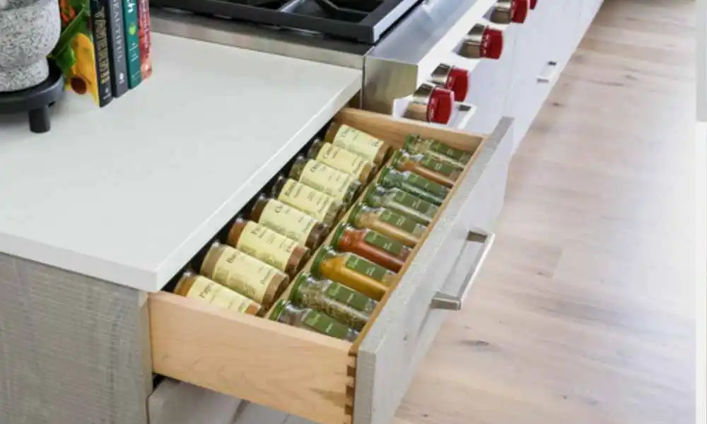 How To Adjust A Spice Rack Drawer