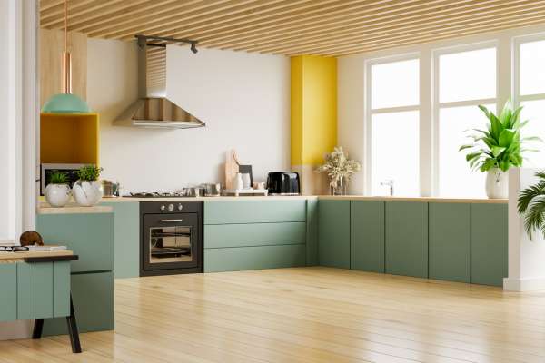 Choose a cabinet color that Complements