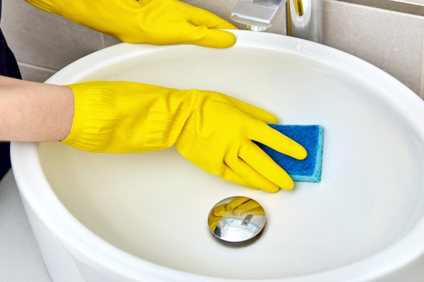 Removing Tough Stains Clean A Composite Sink