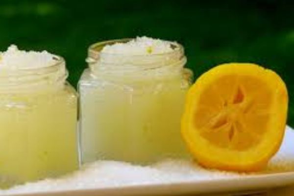 Lemon and Salt Scrub