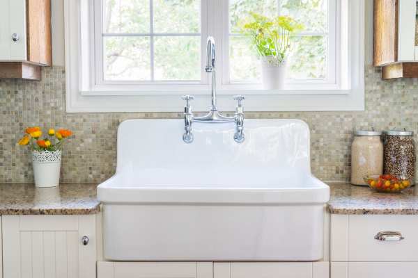 Clean Composite Sink Kitchen