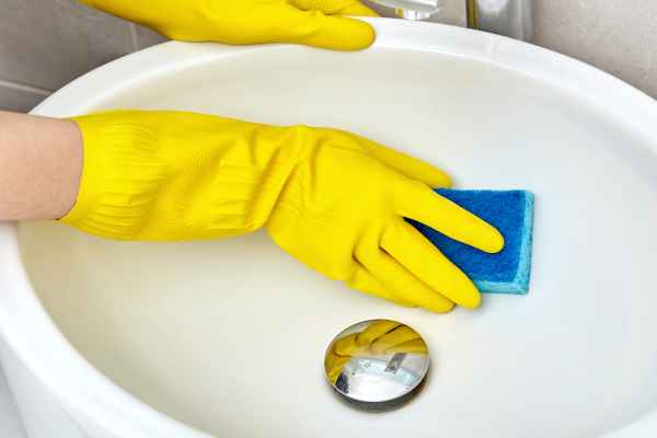 Cleaning the Sink After Wax Removal