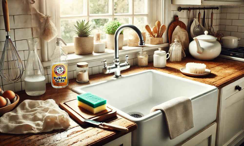 How To Clean White Farmhouse Sink