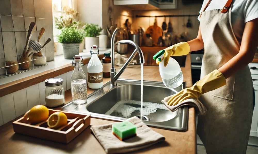 How To Disinfect Kitchen Sink Without Bleach