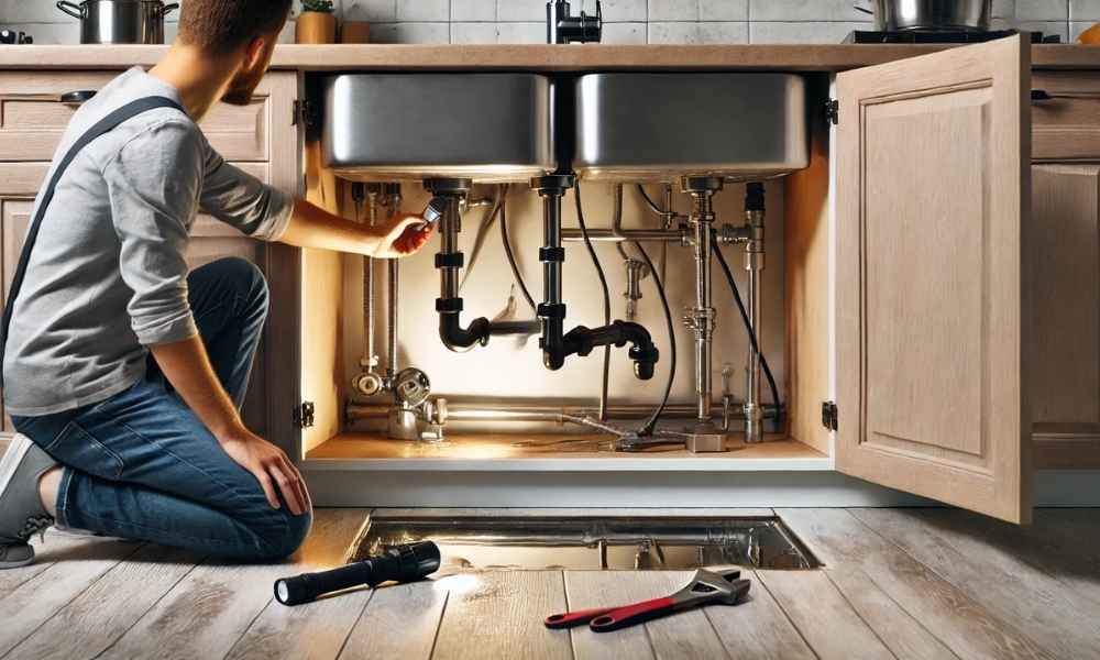 How To Find Leak Under Kitchen Sink