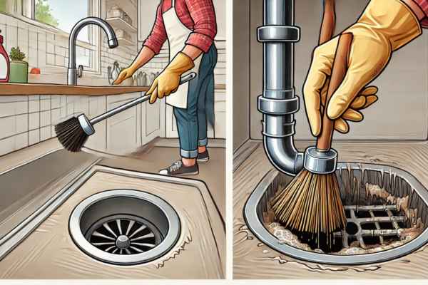 Scrubbing  Get Rid Of Black Mold In Sink Drain