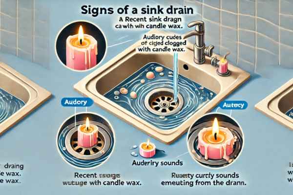 Signs Your Sink Drain Is Clogged With Candle Wax 