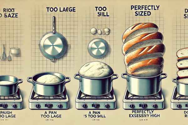 Using the Right Pan Size for Even Baking How To Keep Bread From Sinking In The Middle