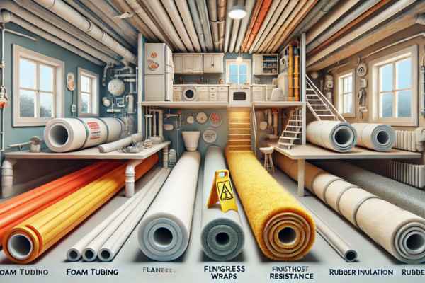 Selecting the Best Insulation Material Insulate Pipes Under Sink