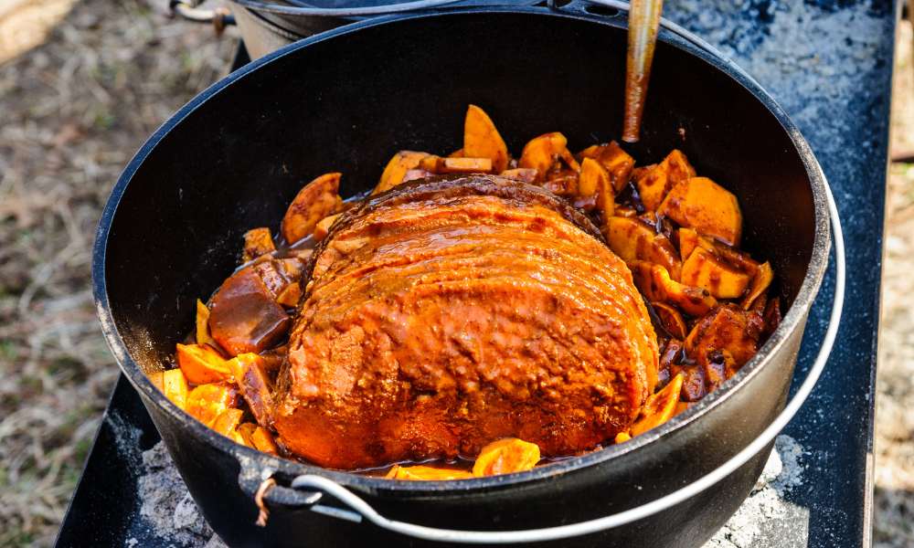 How long to Cook ham in Dutch Oven