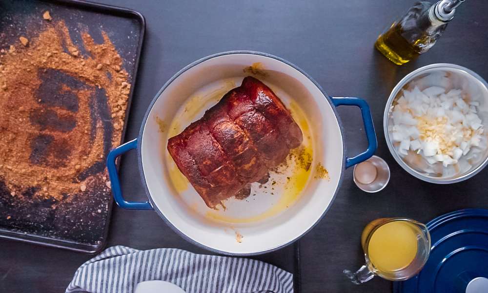 How to cook a Pork roast in Dutch Oven