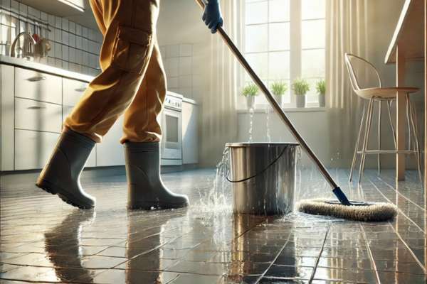 Rinsing and Drying the Floor Properly