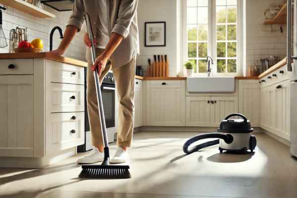 Sweep or Vacuum the Floor