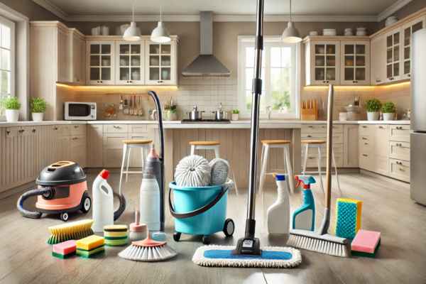 Essential Tools and Supplies for Cleaning Your Kitchen Floor