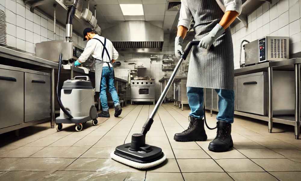 How To Clean A Greasy Restaurant Kitchen Floor