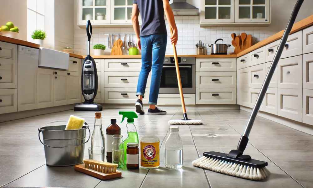 How To Deep Clean Kitchen Floor